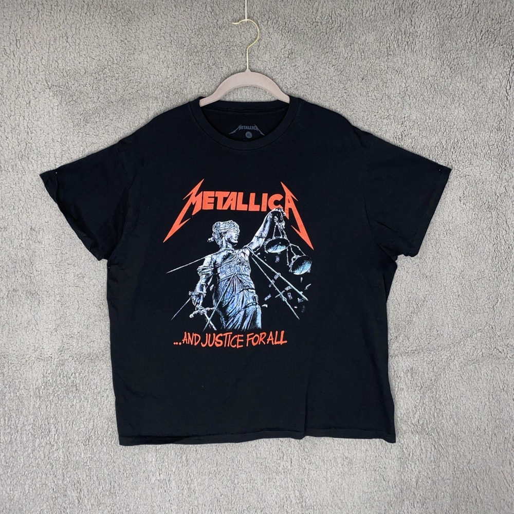 Metallica 'and Justice For All Men's XL blk tee 2024